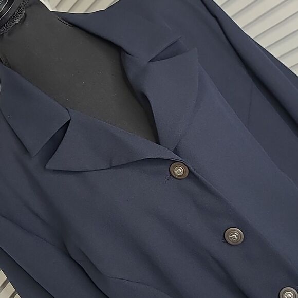 WillowRidge sz 20P midi dress coat navy - Picture 2 of 10